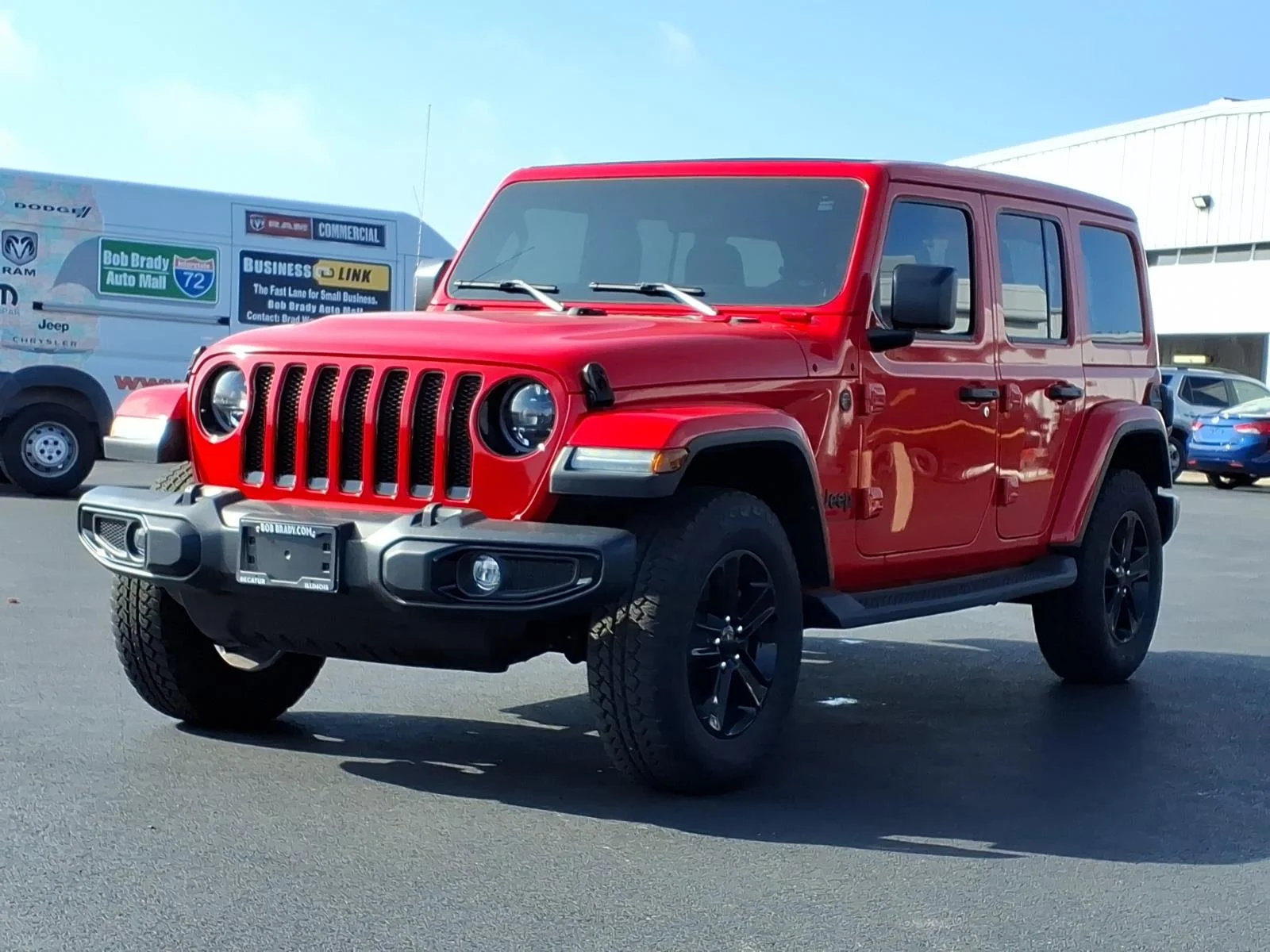 Used 2023 Firecracker Red Clear Coat Jeep Sahara image 16