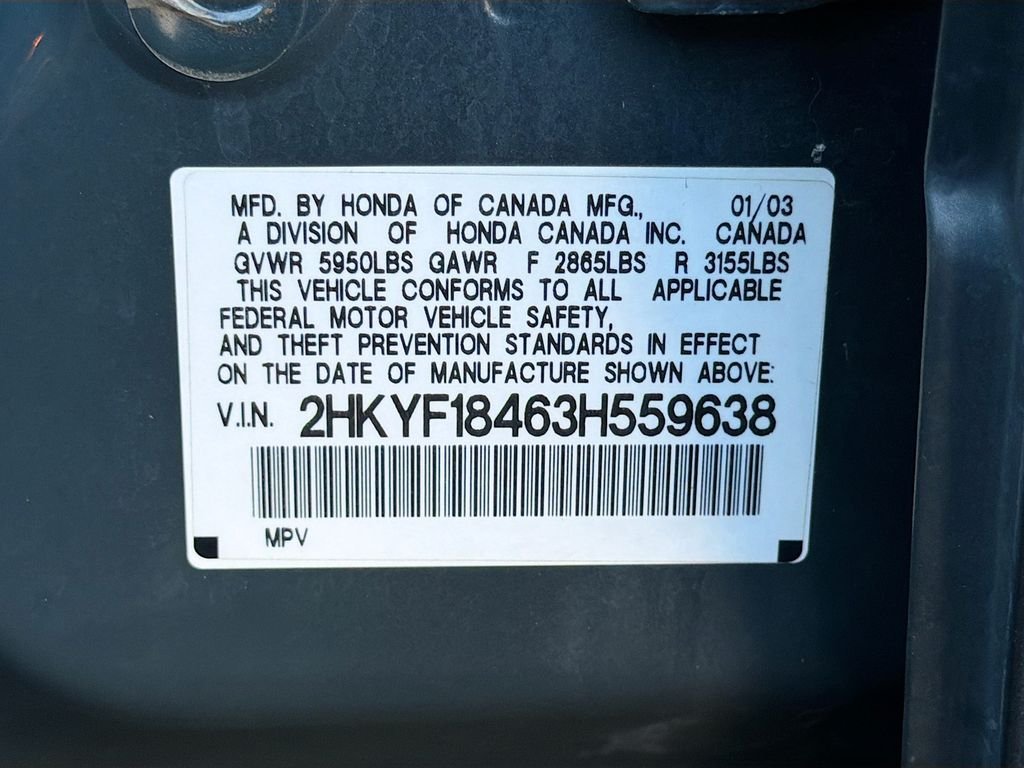 Used 2003 Starlight Silver Metallic Honda EX image 29
