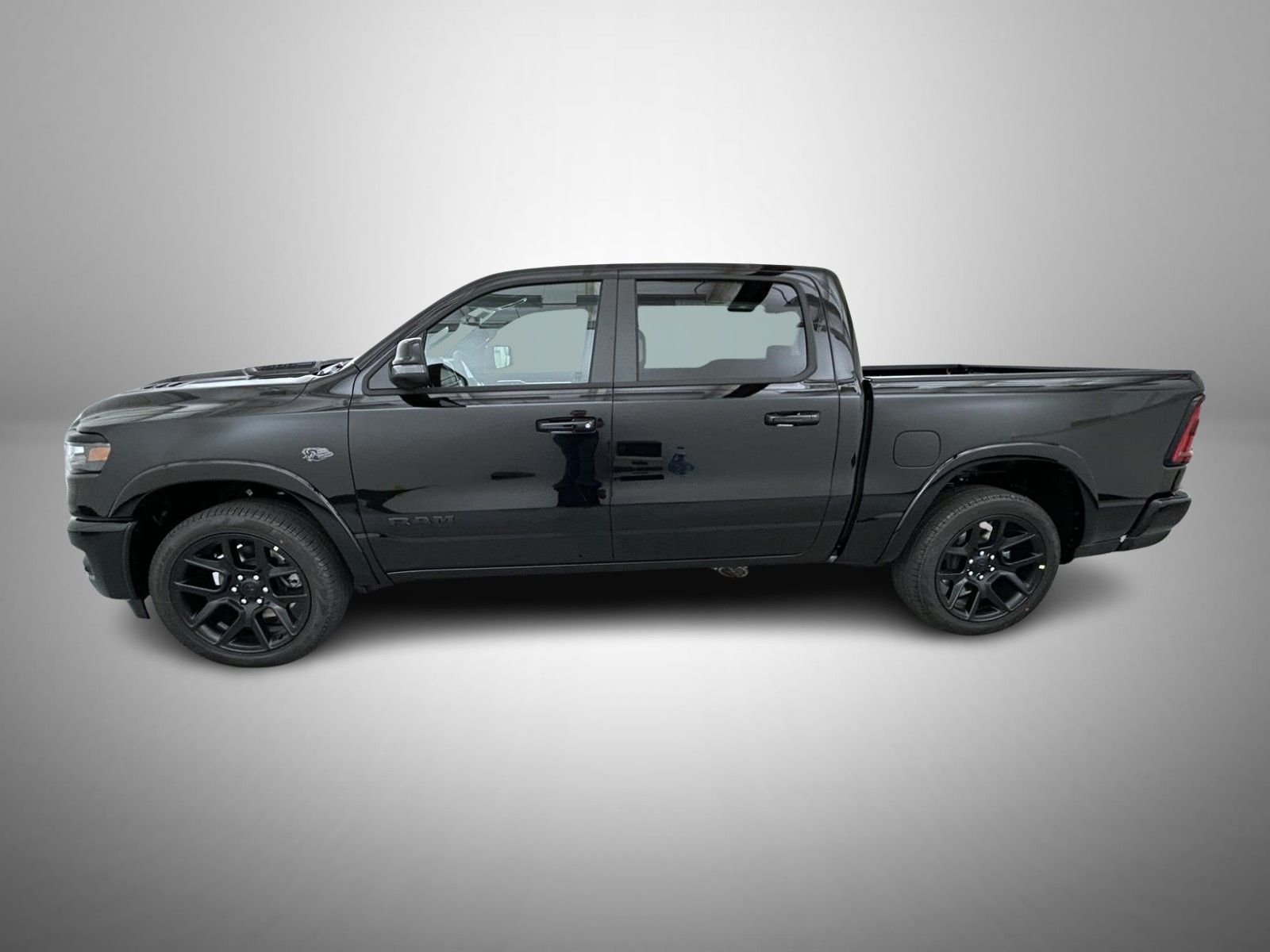New 2027 Diamond Black Crystal Pearl-Coat Exterior Paint RAM Laramie image 8