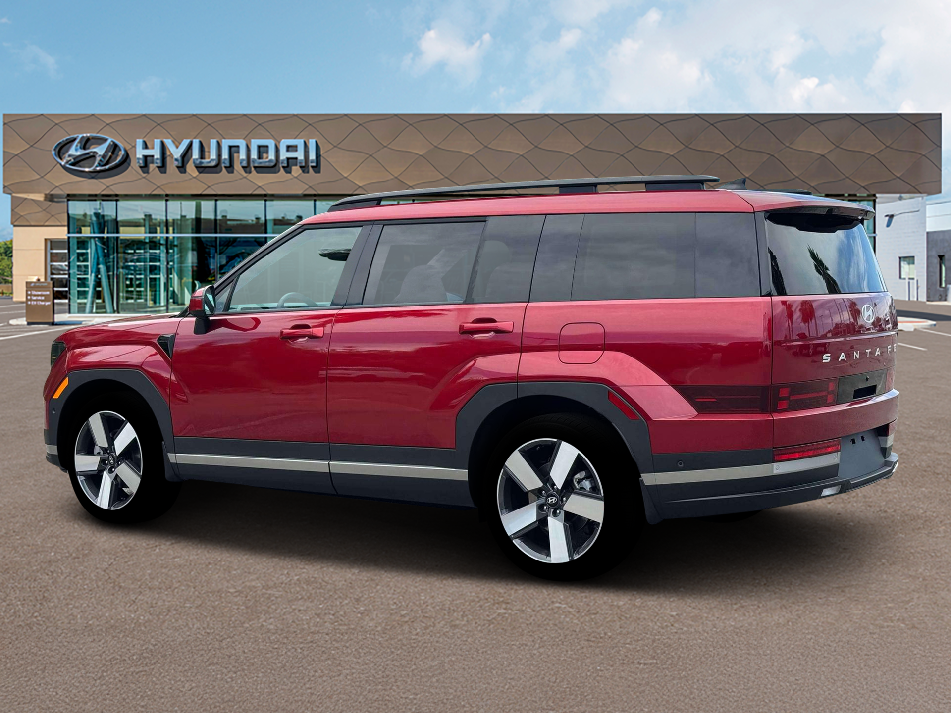 New 2026 Red Hyundai Limited FWD image 4