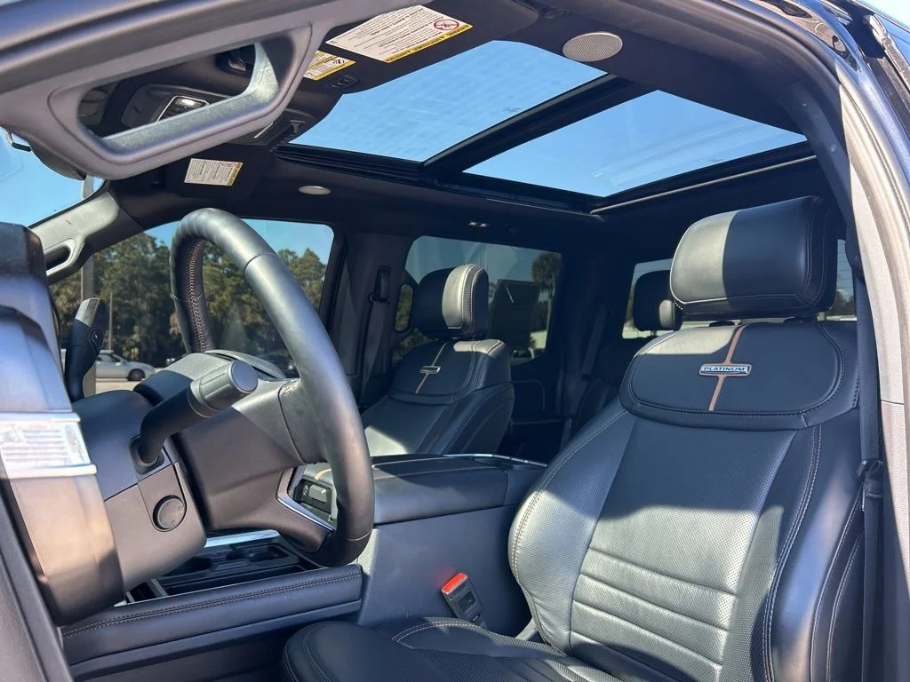 Used 2024 Black Metallic Ford Platinum image 4