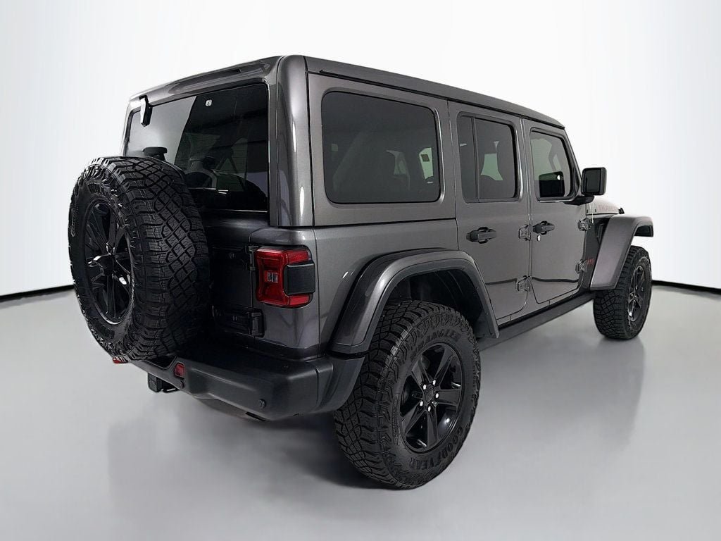 Used 2019 Granite Crystal Metallic Clearcoat Jeep Rubicon 4x4 image 7