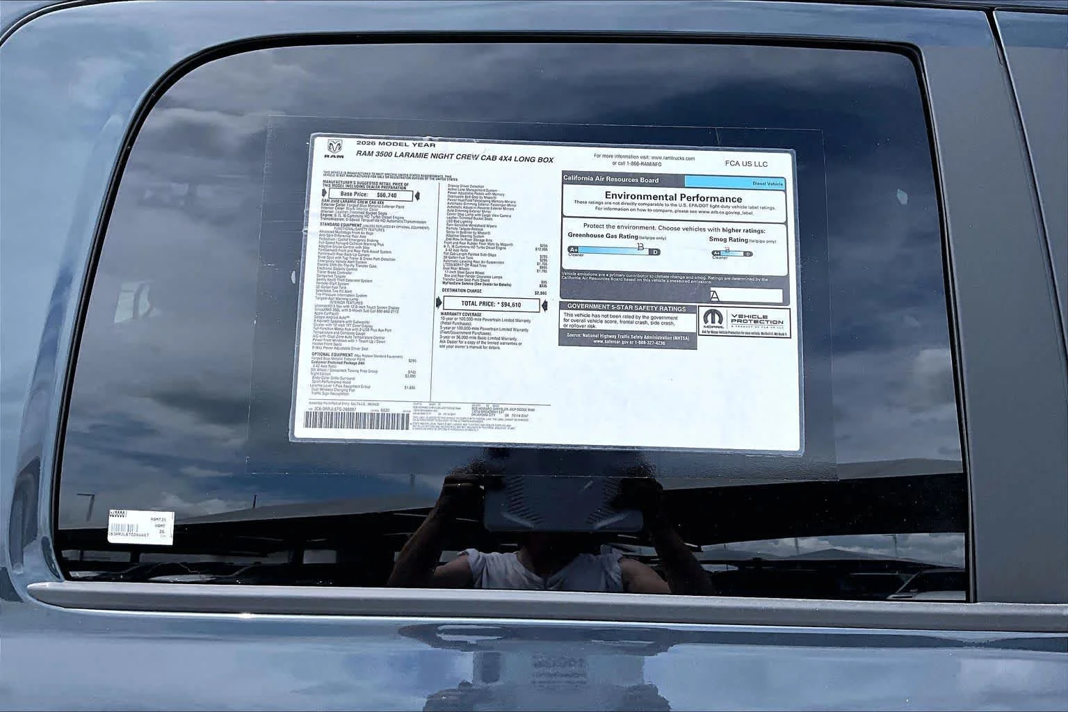 New 2026 Forged Blue Metallic Exterior Paint RAM Laramie image 17