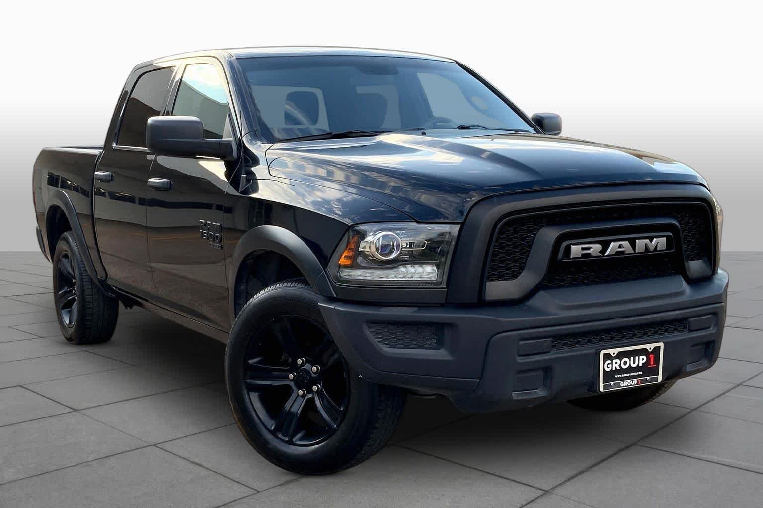 Used 2022 Diamond Black Crystal Pearlcoat Ram Warlock image 3