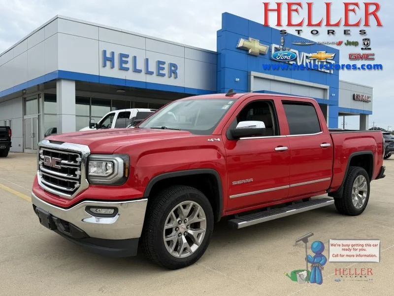 Used 2017 Cardinal Red GMC SLT image 1