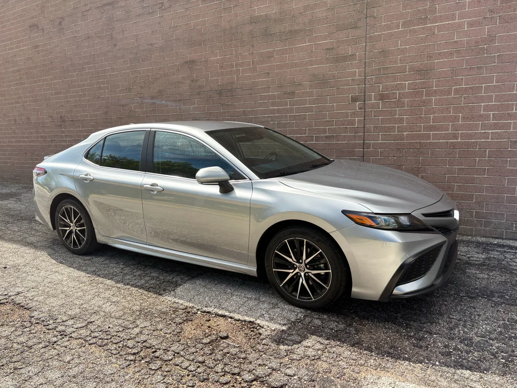 Used 2024 Celestial Silver Metallic Toyota SE image 7