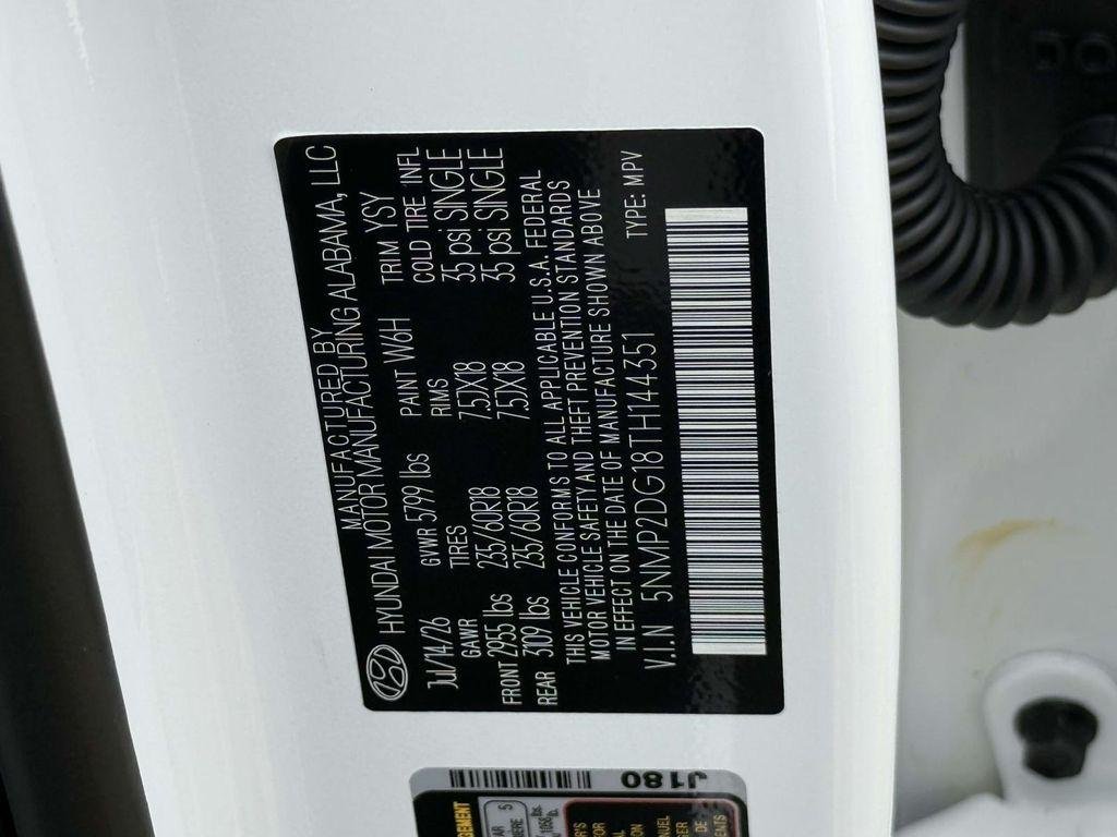New 2026 Serenity White Hyundai SEL image 32