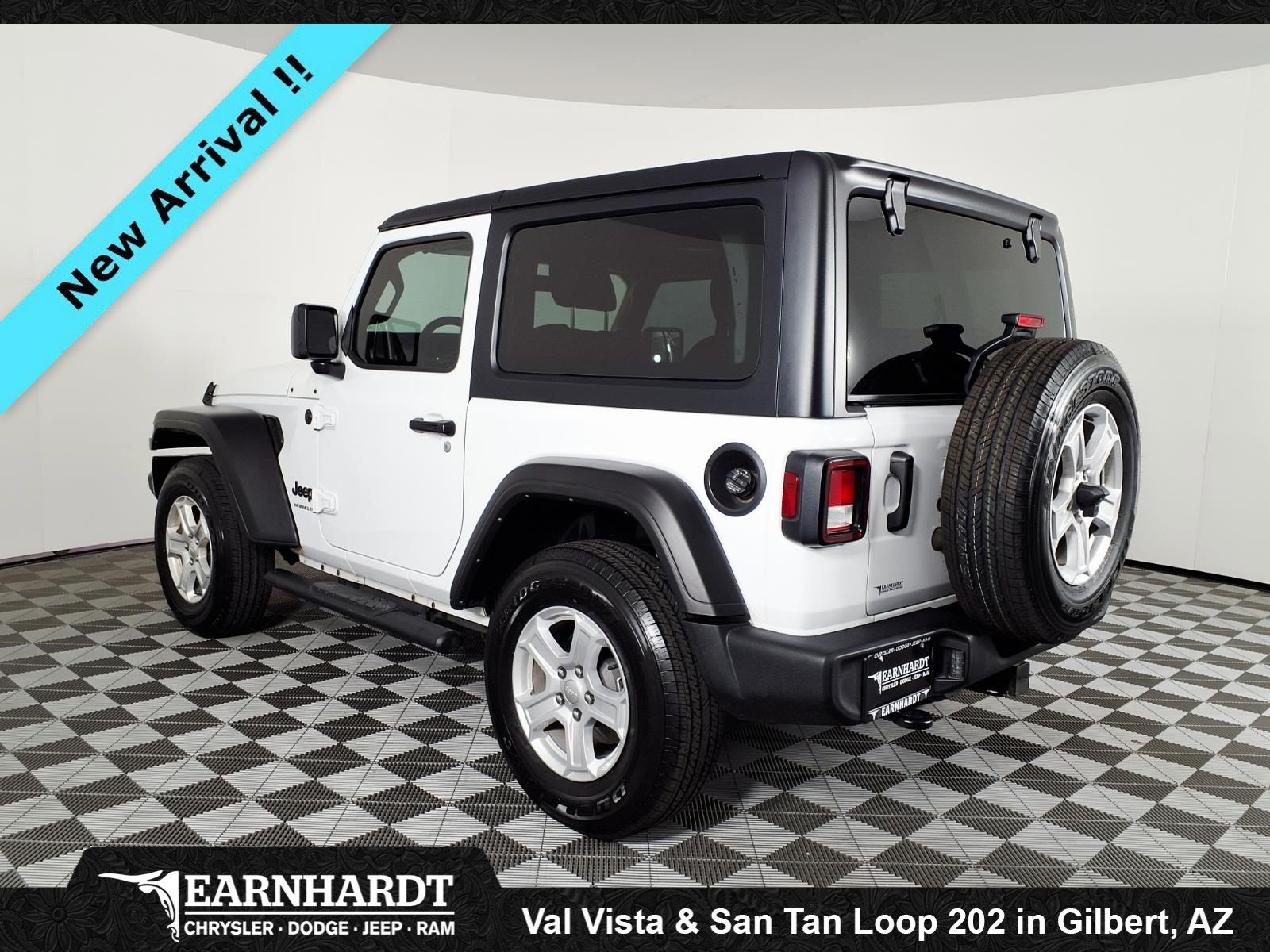 Certified Used 2022 Bright White Clearcoat Jeep Sport S image 6