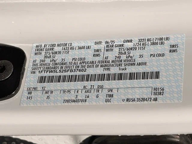 Certified Used 2025 White Ford Lariat image 25