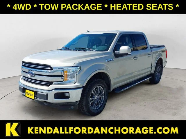 Used 2018 White Gold Ford Lariat image 1
