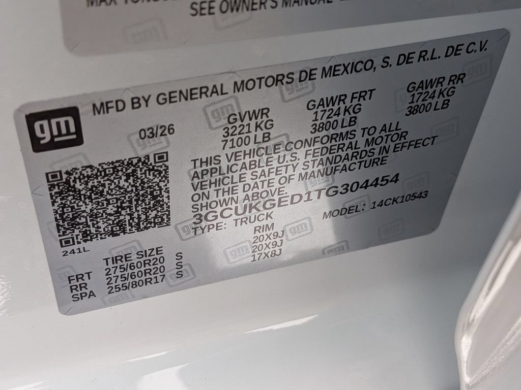 New 2026 Polar White Tricoat Chevrolet LTZ image 32