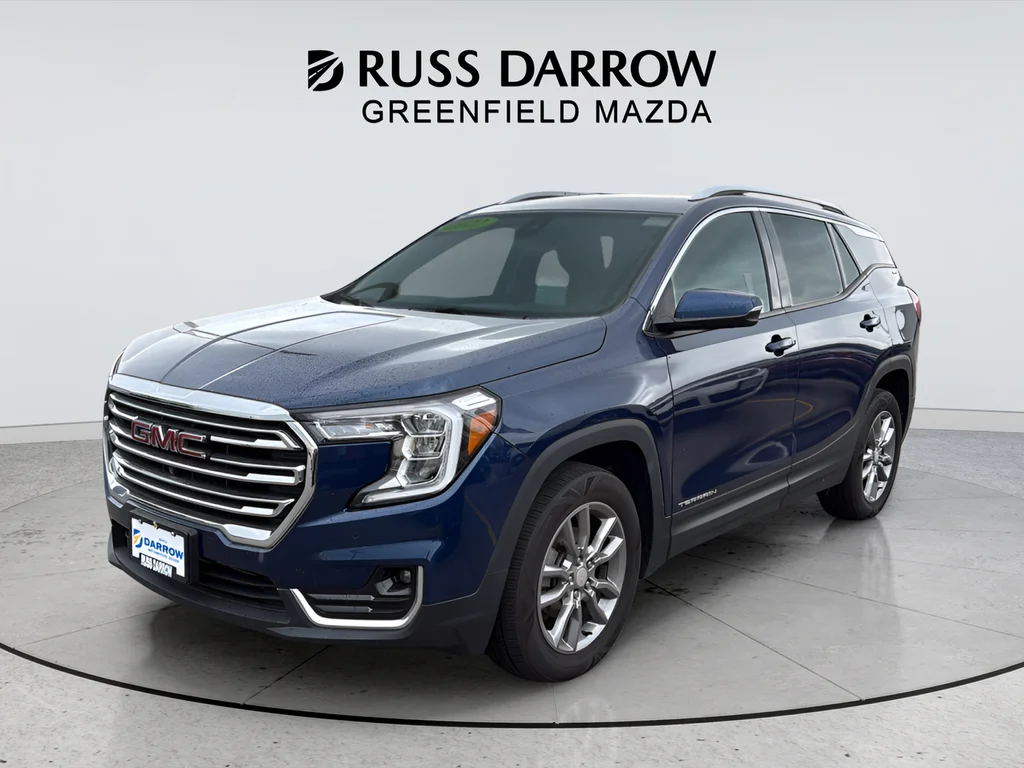Used 2022 Blue GMC SLT image 1