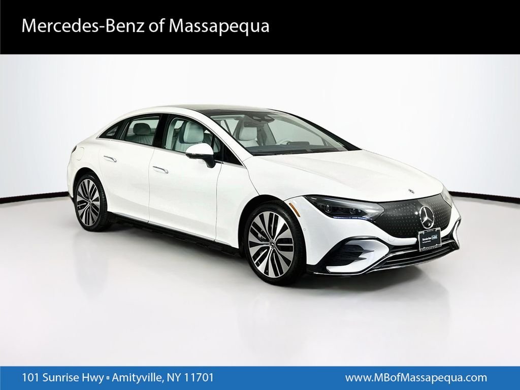 Certified Used 2023 White Mercedes-Benz 500 Sedan image 1