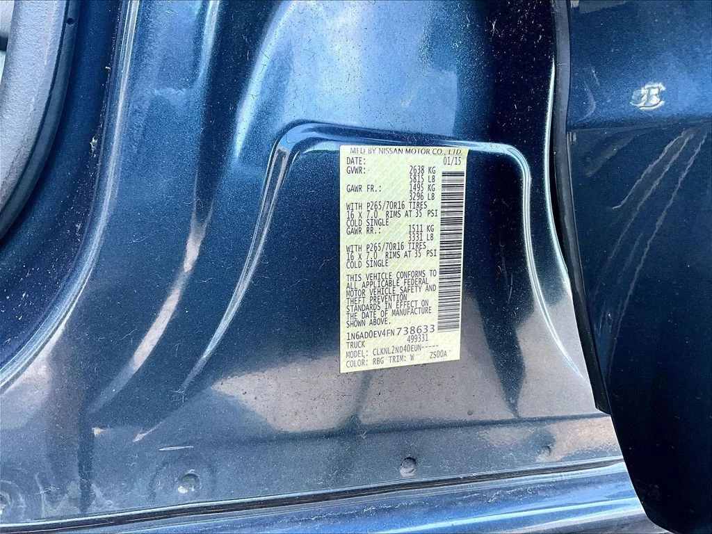 Used 2015 Blue Nissan SV image 35