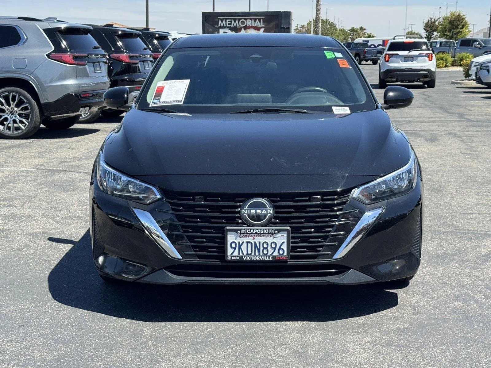 Used 2024 Super Black Nissan SV image 2