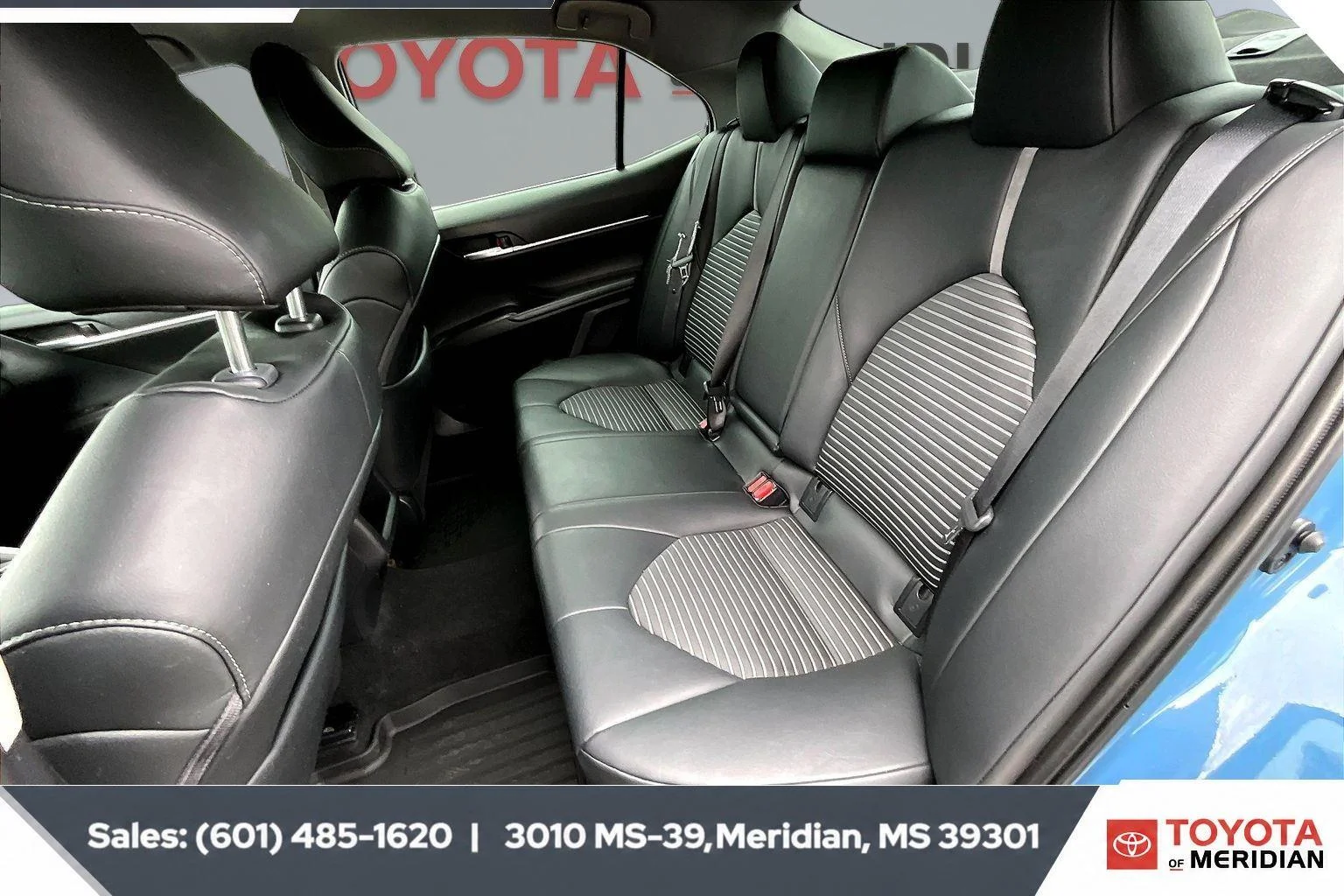 Used 2024 Cavalry Blue Toyota SE image 19