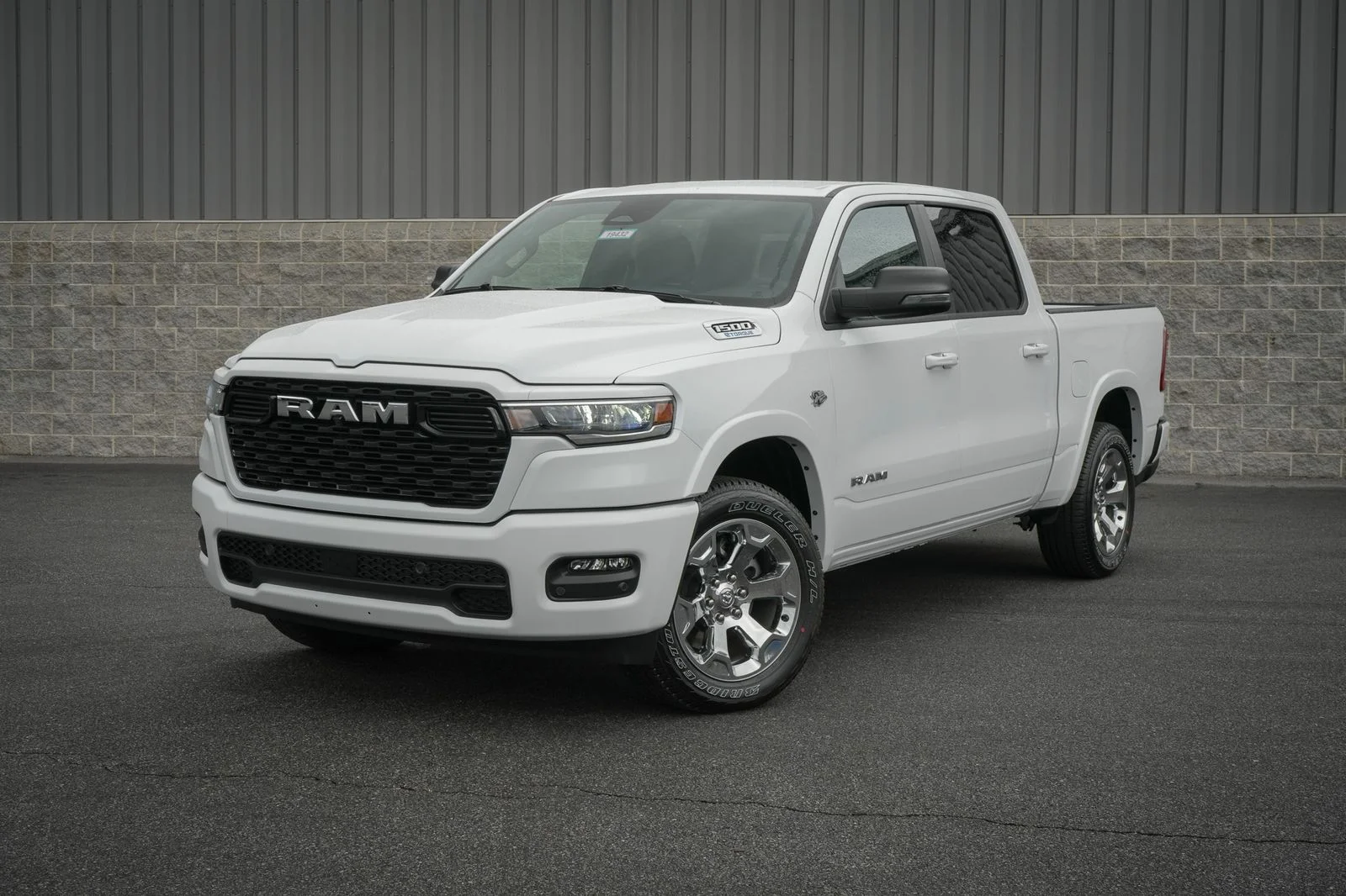 New 2026 Bright White Clear-Coat Exterior Paint RAM Big Horn/Lone Star image 1