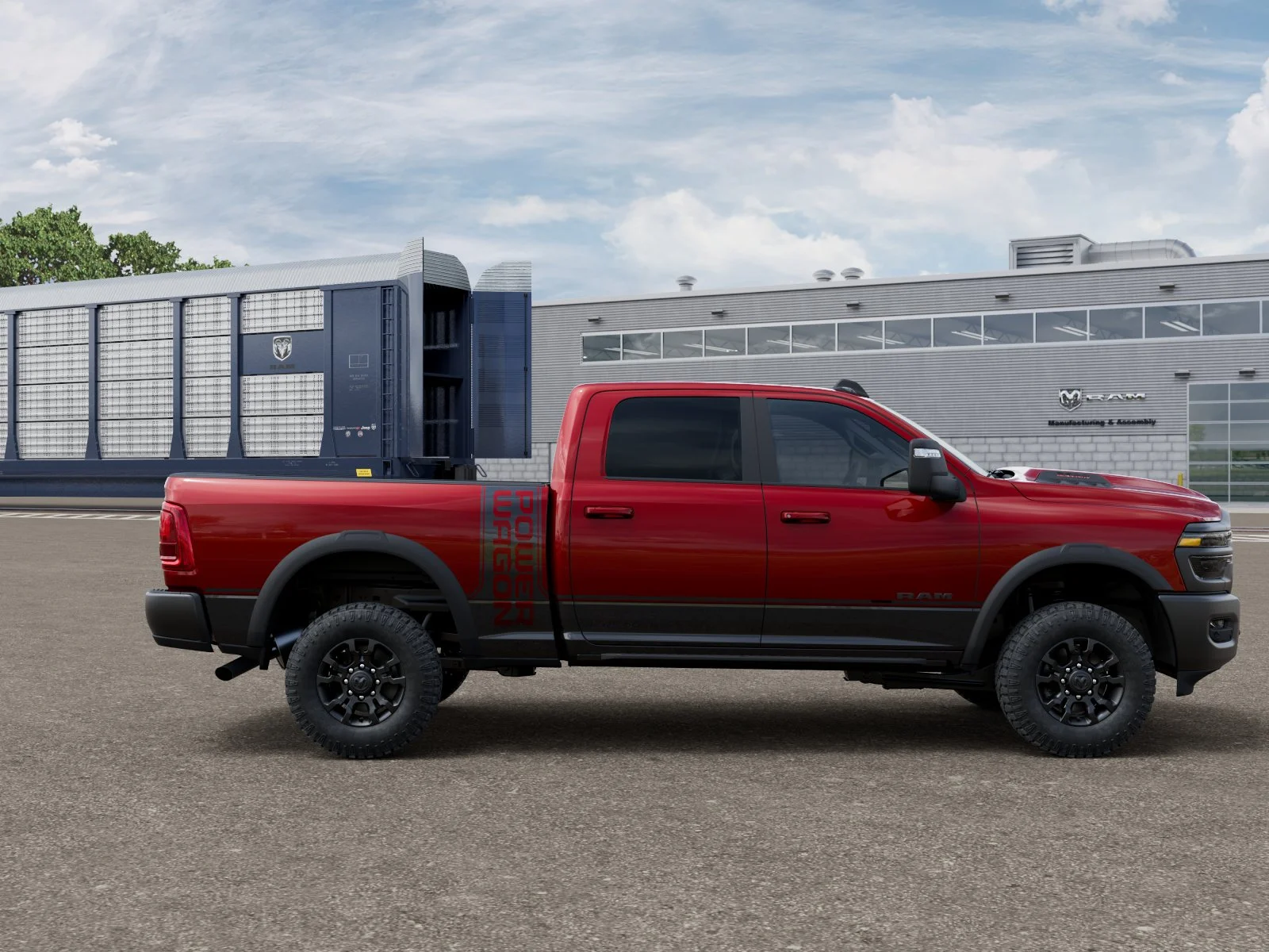 New 2026 Molten Red Pearl-Coat Exterior Paint RAM Power Wagon image 21