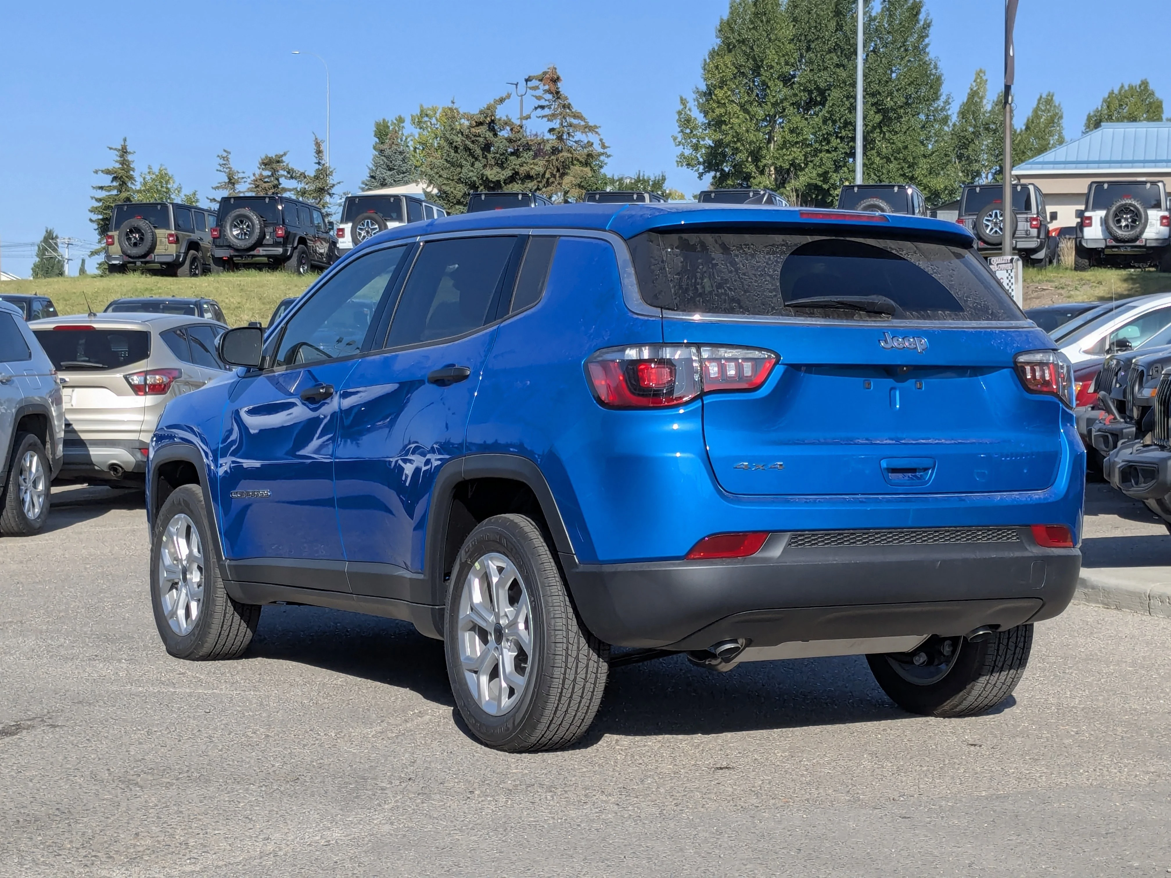 New 2025 Blue Jeep Sport - - Forward Collision Warning - LED Head Lamps - Heated Seats and More! image 6