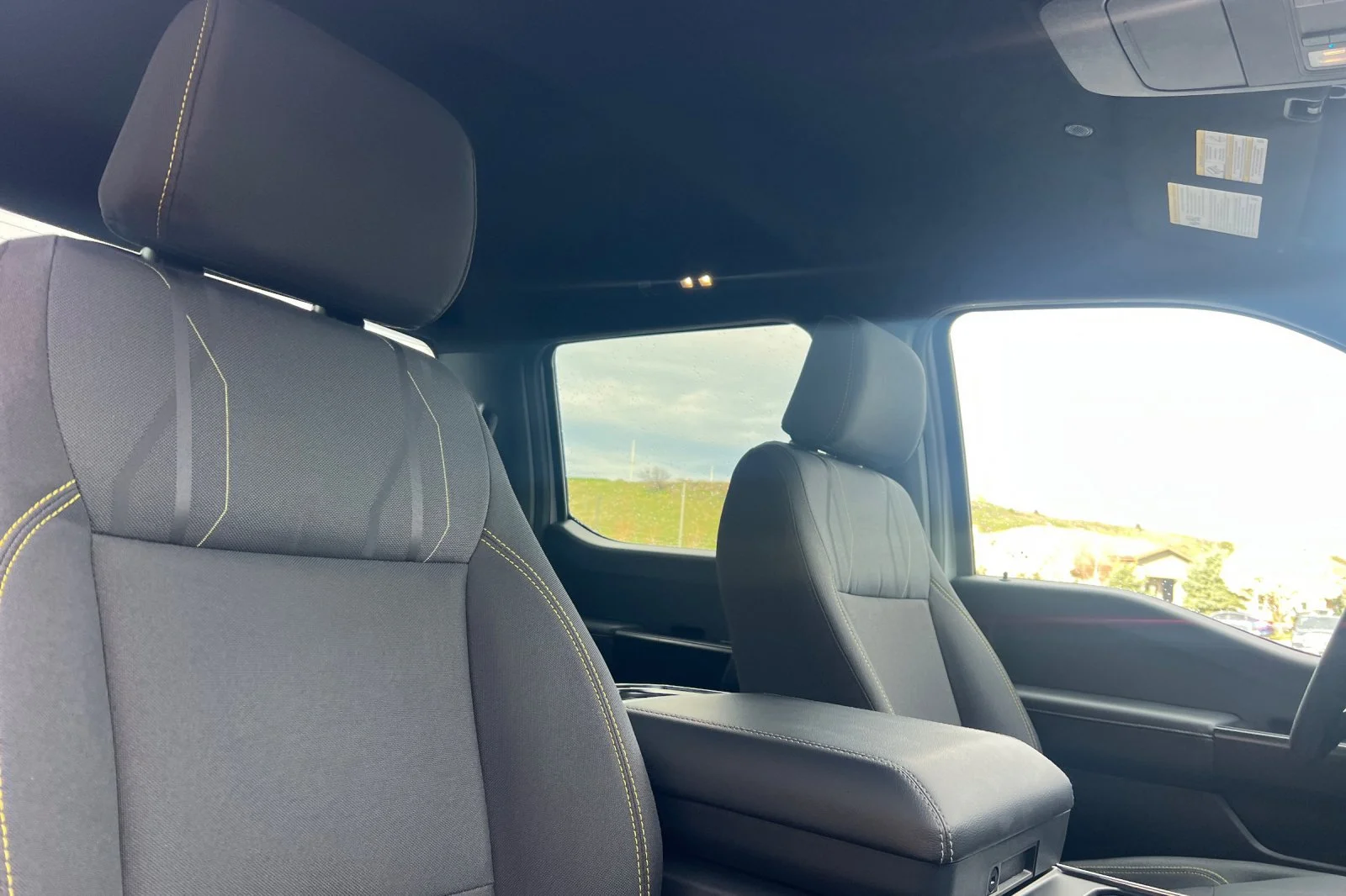Used 2025 Space White Metallic Ford STX image 17