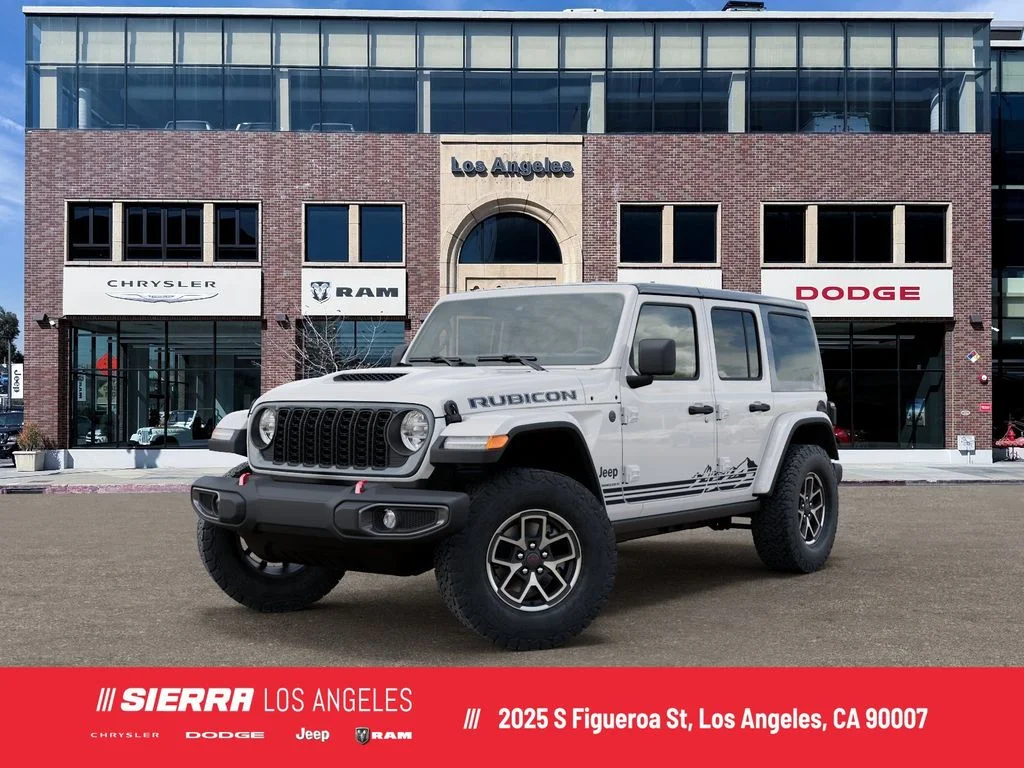 New 2026 Bright White Clear-Coat Exterior Paint Jeep Rubicon image 1