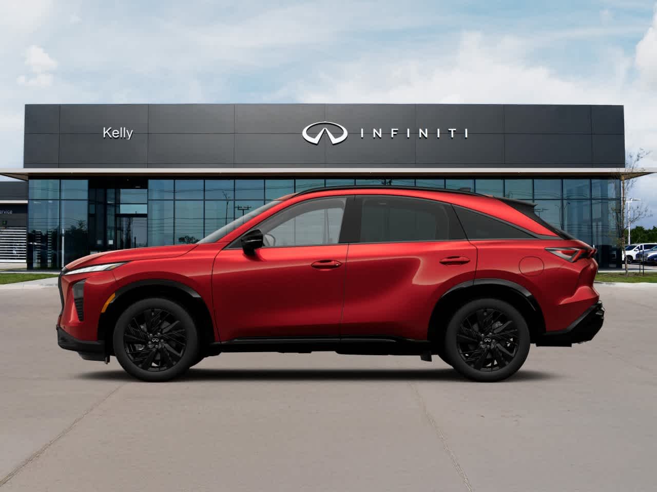 New 2027 Sunfire Red Pearl Metallic INFINITI Sport AWD image 3