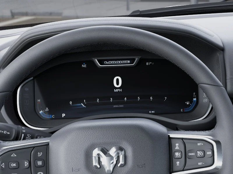 New 2026 Diamond Black Crystal Pearl-Coat Exterior Paint RAM Laramie image 18