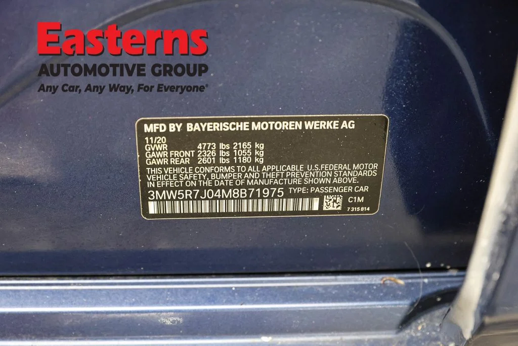 Used 2021 Blue BMW 330i xDrive image 38