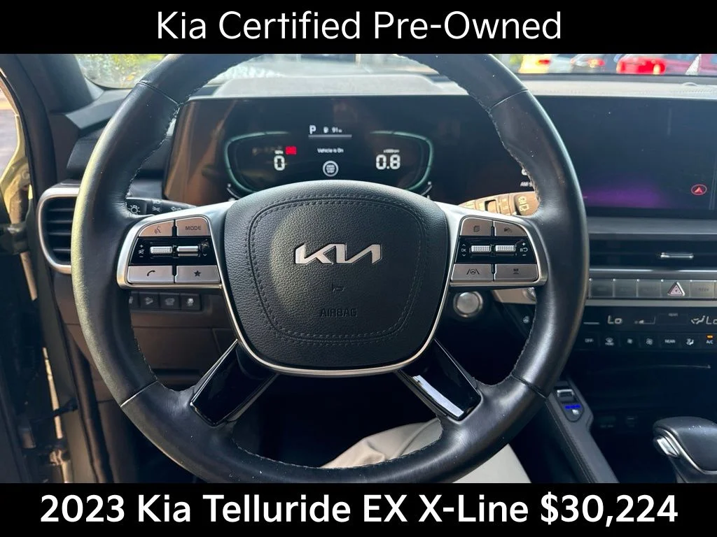 Certified Used 2023 Green Kia EX X-Line image 24