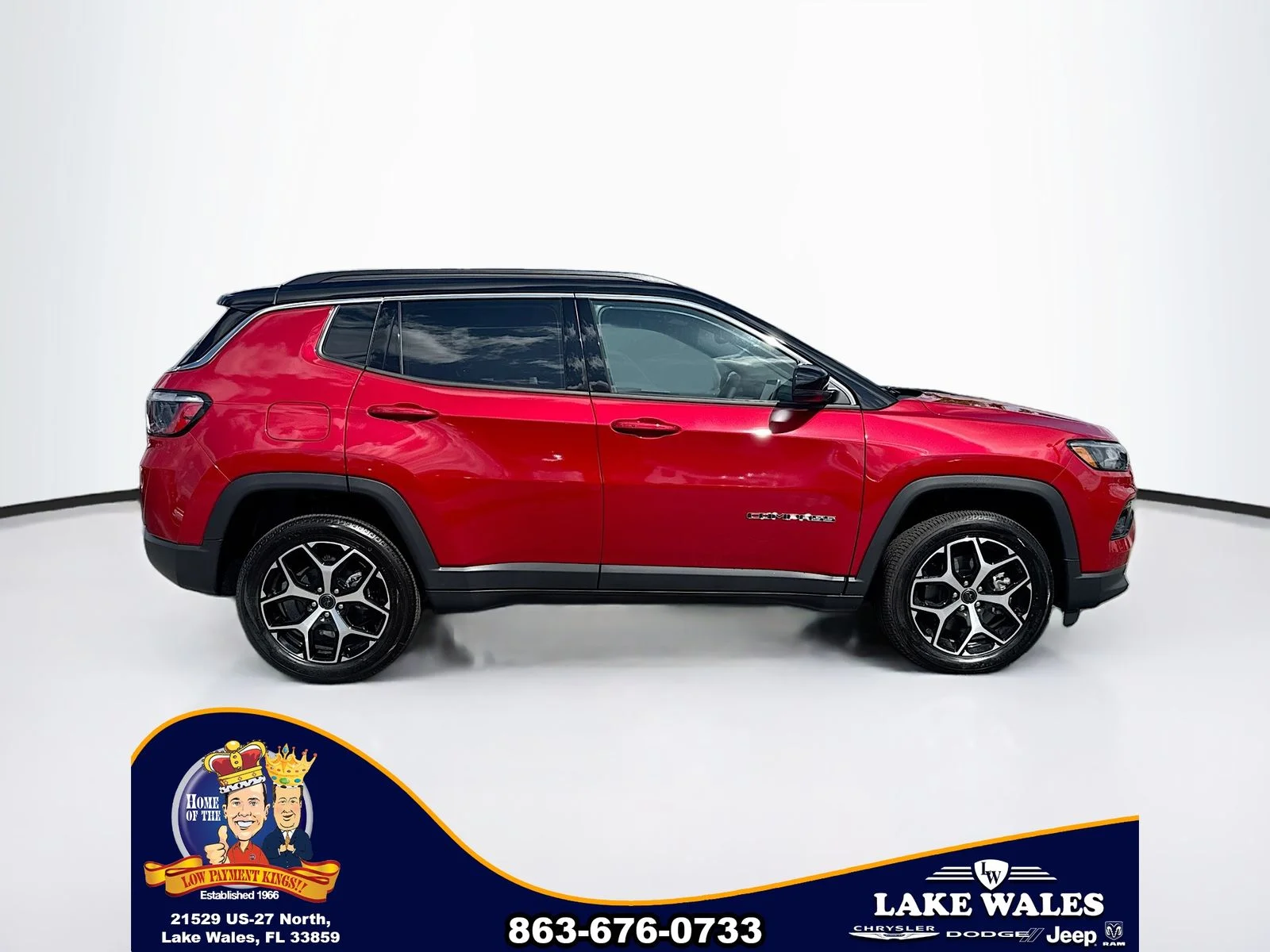 New 2026 Red Hot Pearl-Coat Exterior Paint Jeep Limited image 7