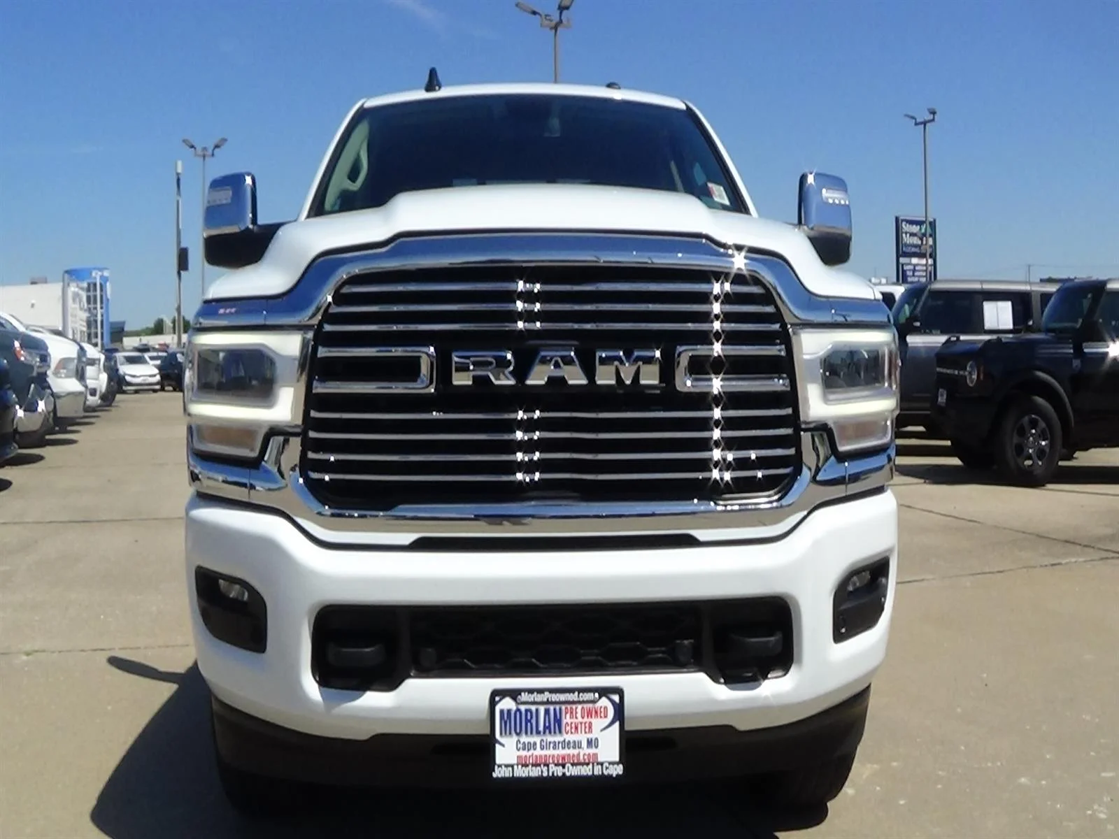 Certified Used 2024 Bright White Clear Coat (pw7) RAM Laramie image 3