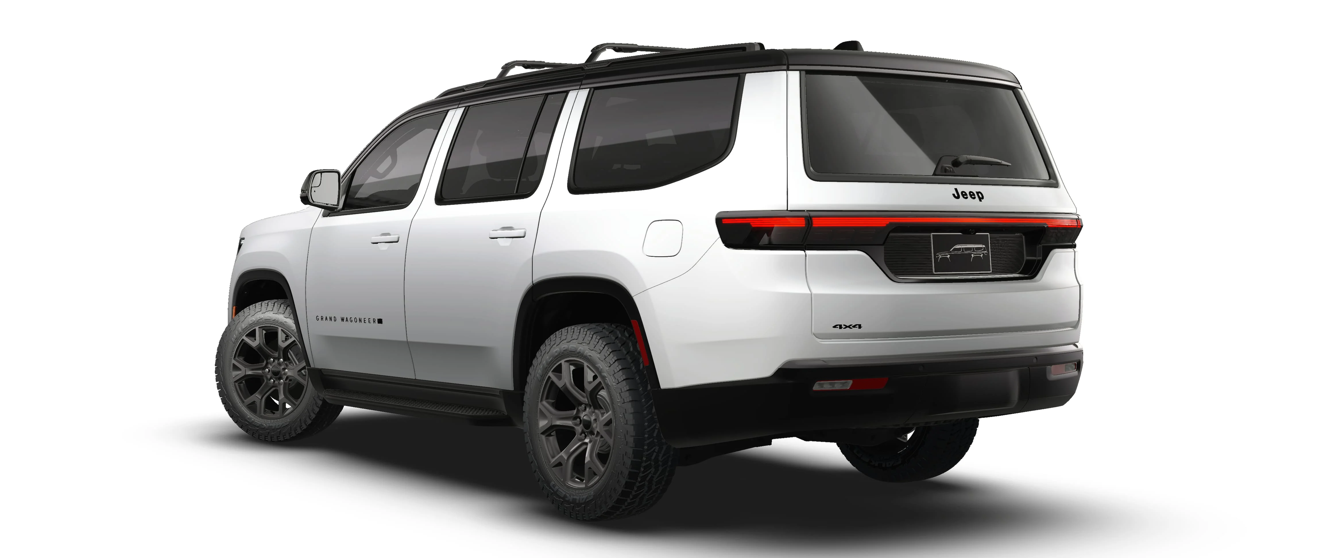New 2026 Bright White Clear-Coat Exterior Paint Jeep Grand Wagoneer image 14