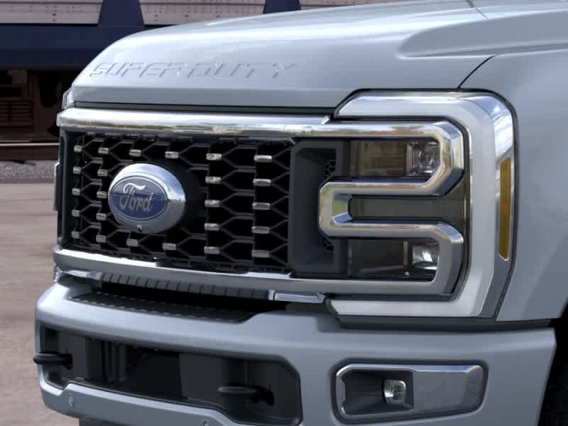New 2026 Glacier Gray Metallic Tri-Coat Ford F-350 DRW Pickup Platinum image 17