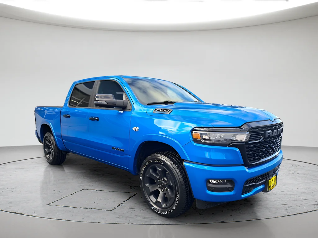New 2026 Hydro Blue Pearl-Coat Exterior Paint RAM Big Horn/Lone Star image 7