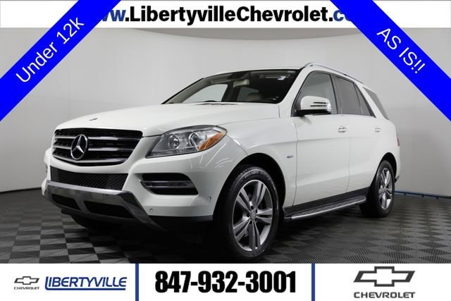 White 2012 Mercedes-Benz M-Class ML 350 4MATIC SUV / Crossover All-Wheel Drive