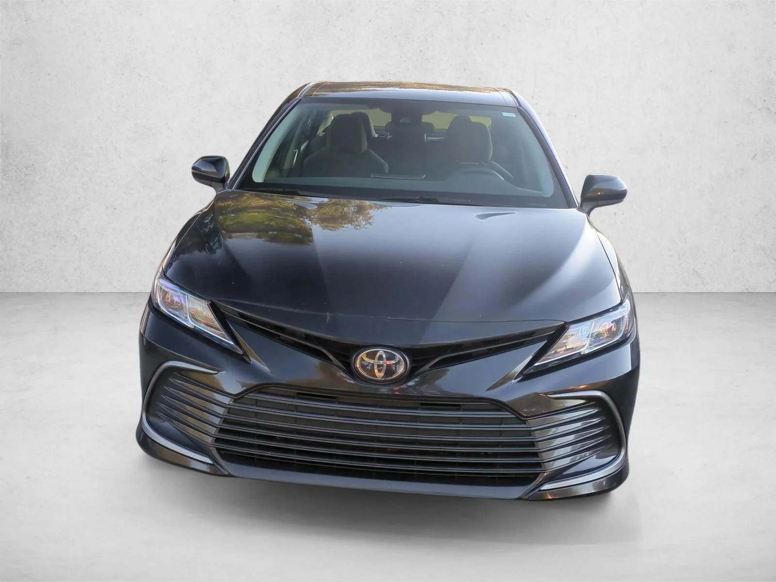 Used 2024 Midnight Black Metallic Toyota LE image 2
