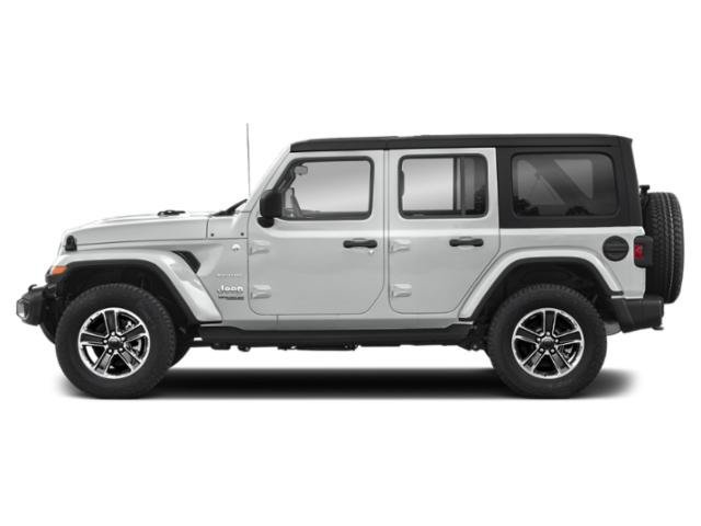 Used 2022 Bright White Clearcoat Jeep Unlimited Sahara image 3