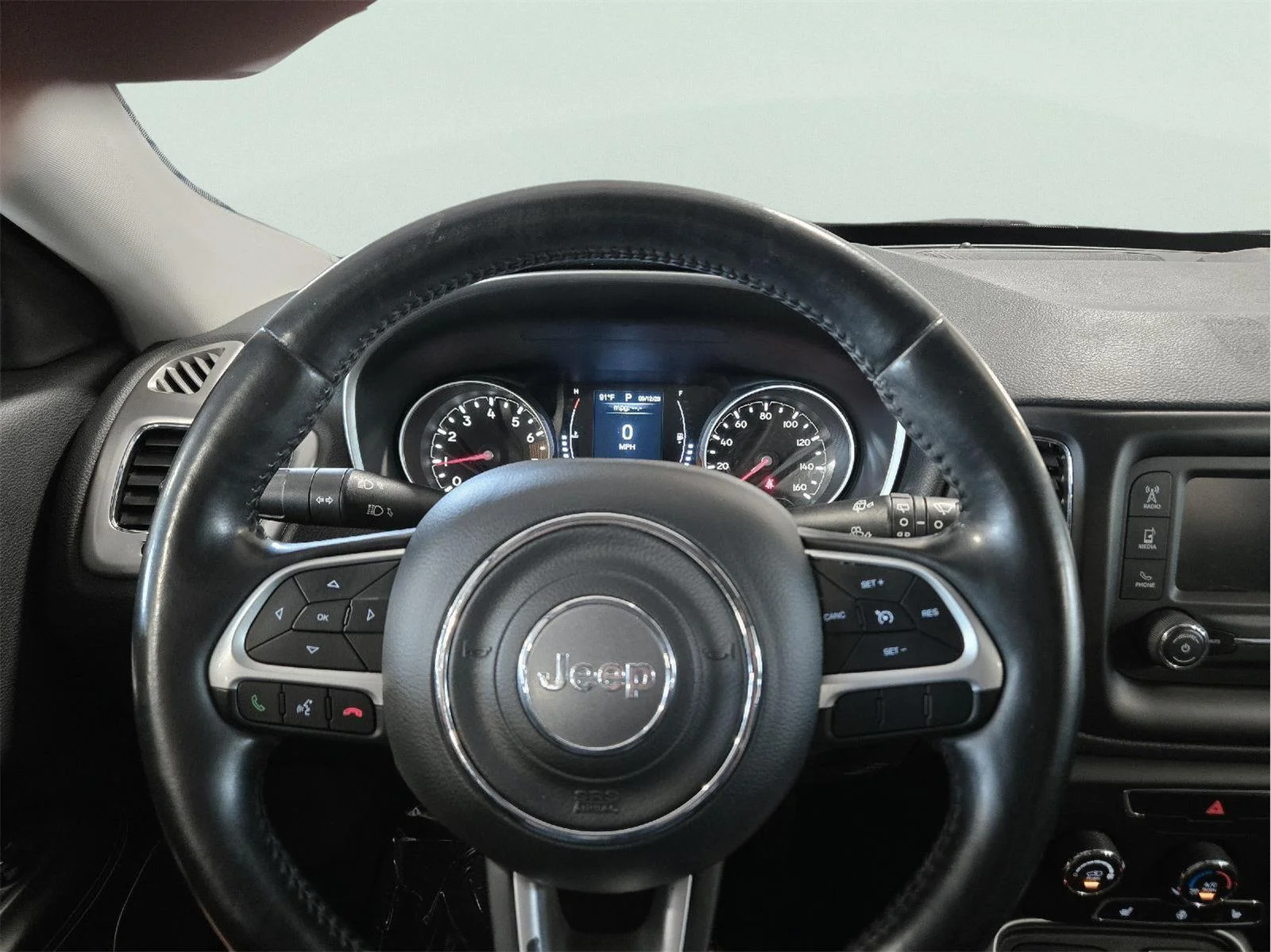 Used 2018 BLACK JEEP SPORT image 16
