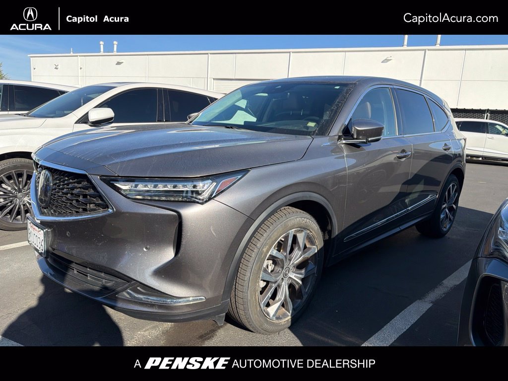 Used 2024 Liquid Carbon Metallic Acura SH-AWD TECH image 1