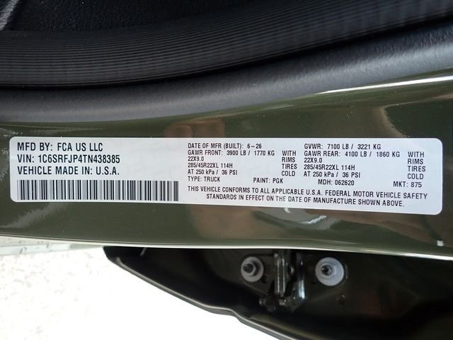 New 2026 Tank Exterior Paint RAM Laramie image 16