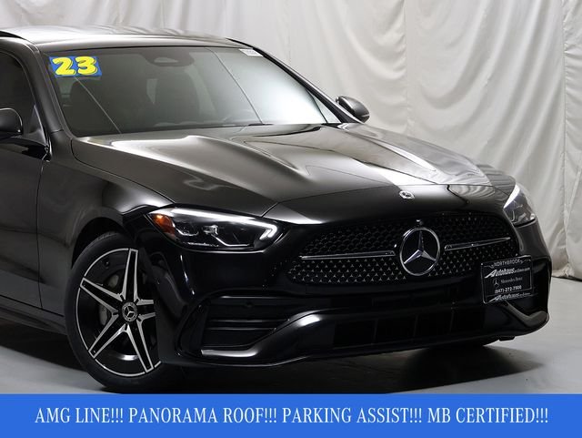 Certified Used 2023 Black Mercedes-Benz C 300 image 2