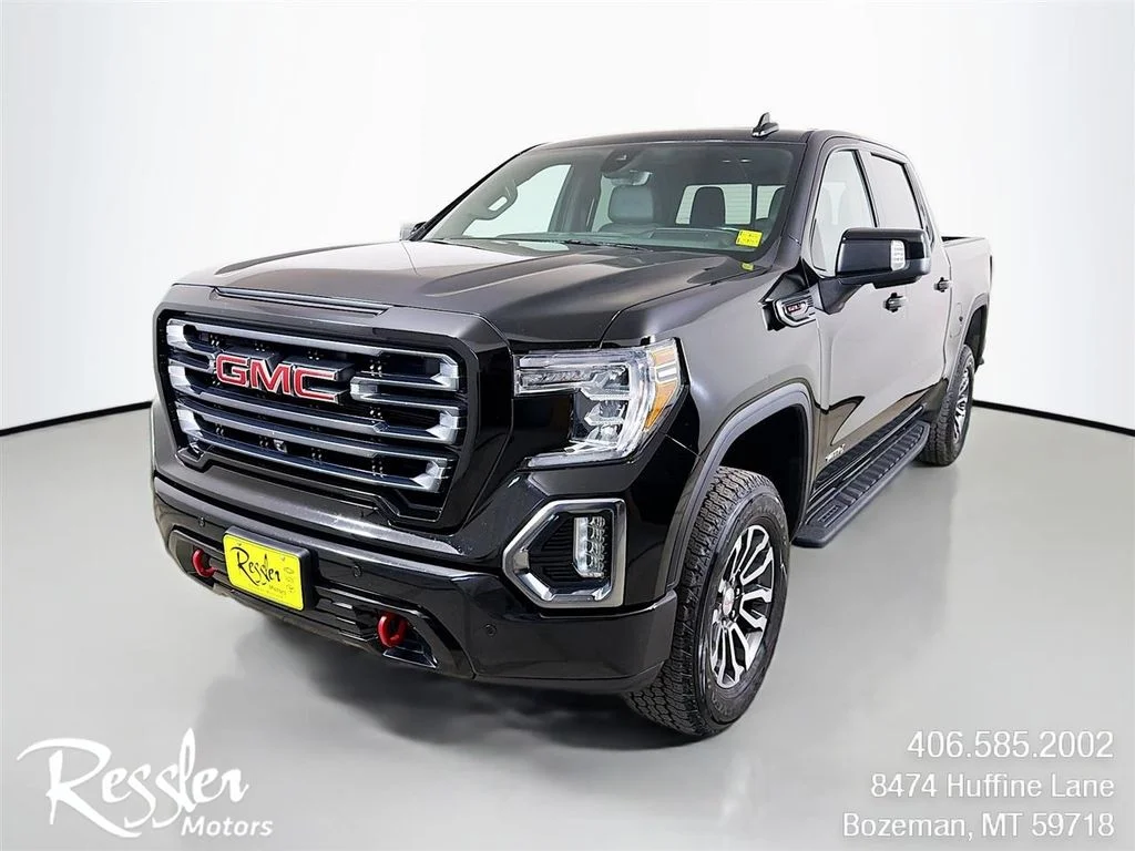 Used 2021 Black GMC AT4 image 1
