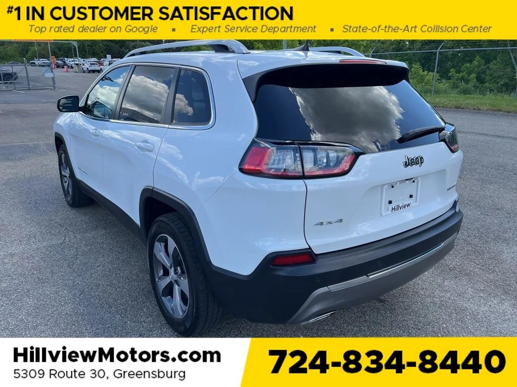 Certified Used 2019 Bright White Clearcoat Jeep Limited image 4
