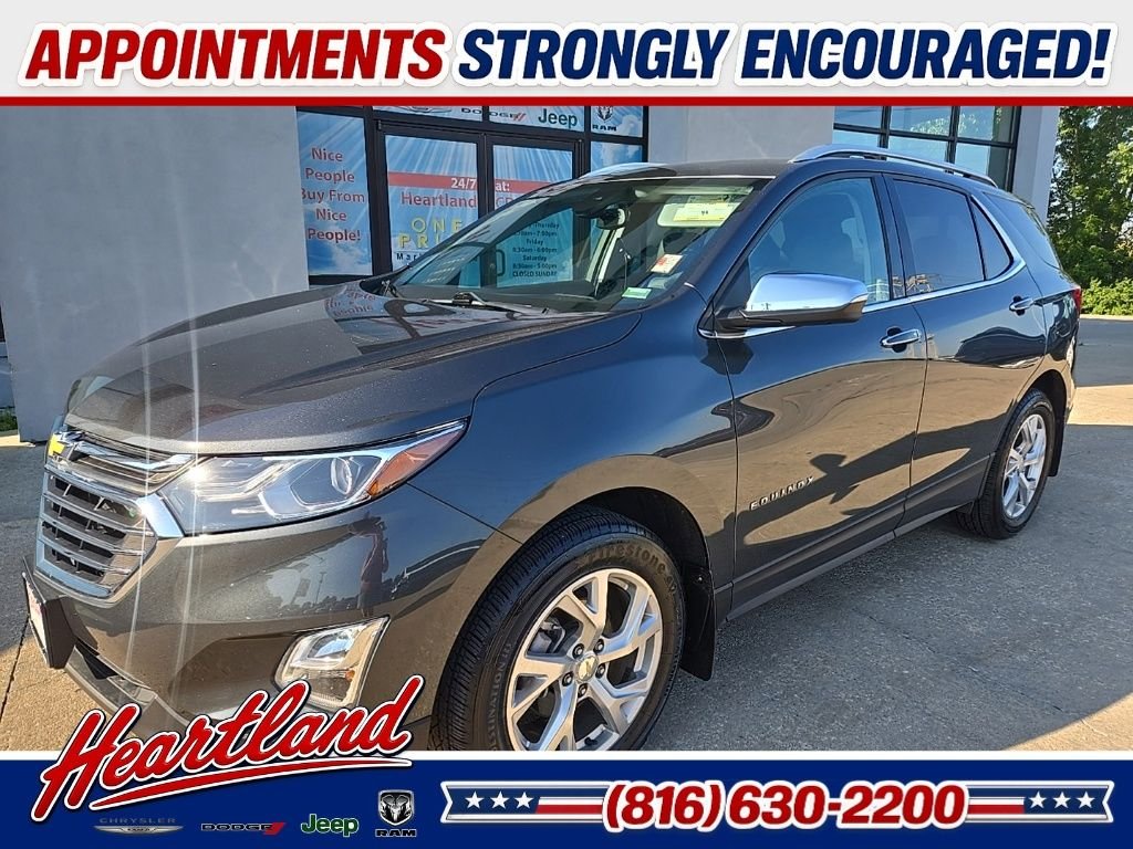 Used 2018 Chevrolet Equinox Premier with VIN 2GNAXVEV3J6343662 for sale in Kansas City