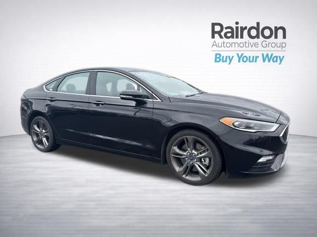 Used 2017 Shadow Black Ford Sport image 1