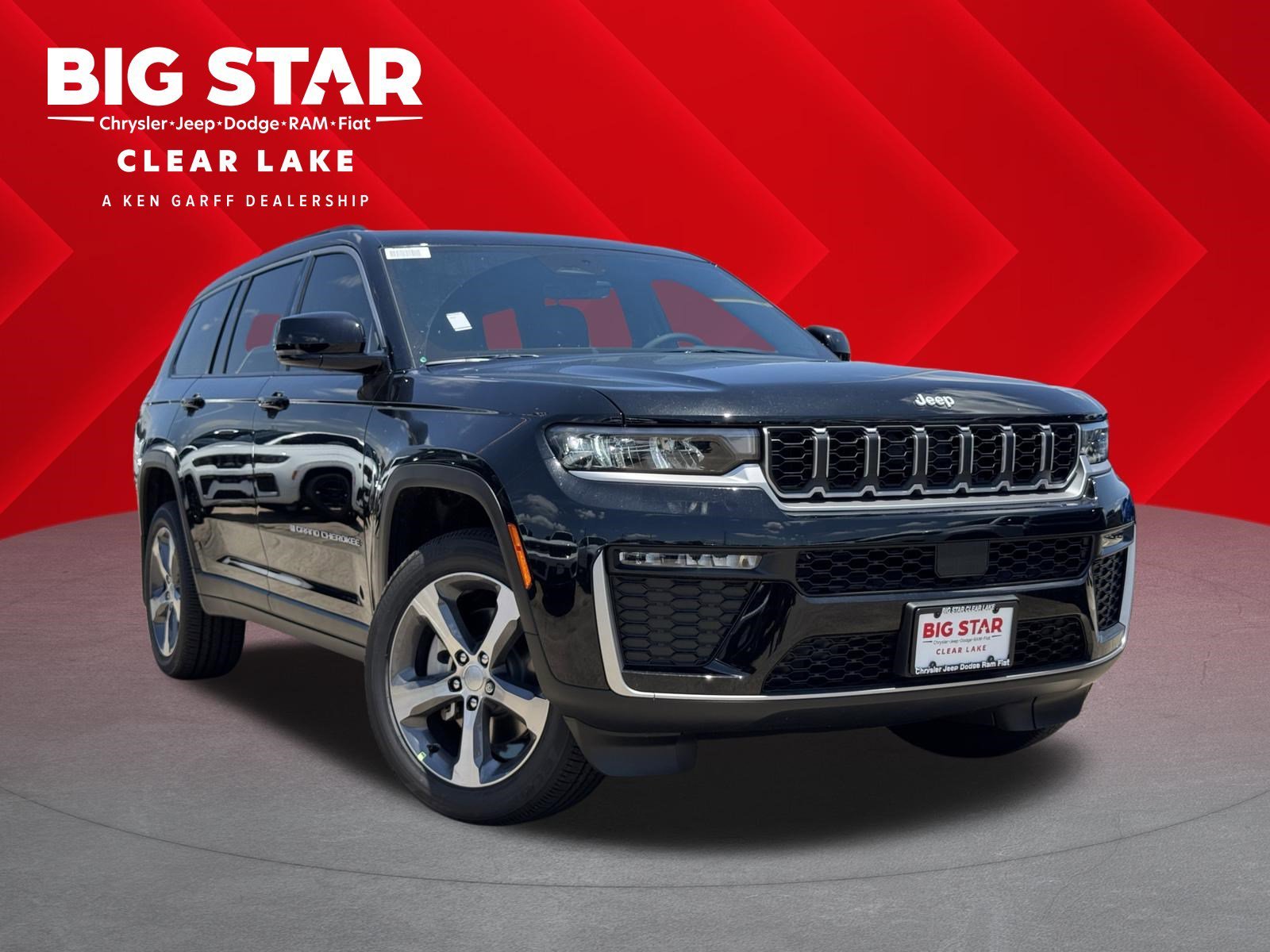 New 2026 Diamond Black Crystal Pearl-Coat Exterior Paint Jeep Limited image 1
