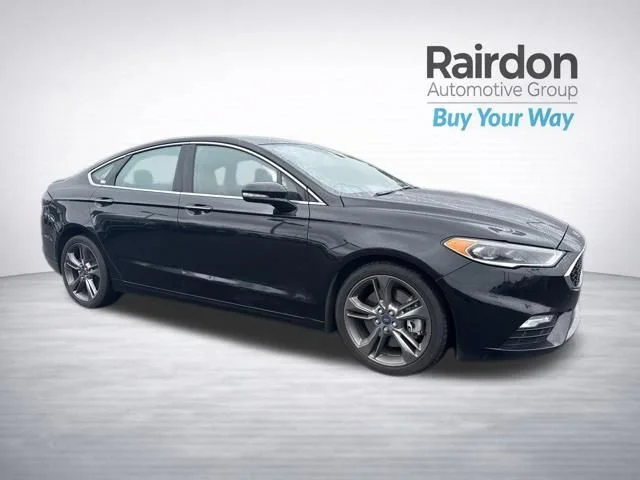 Used 2017 Shadow Black Ford Sport image 1