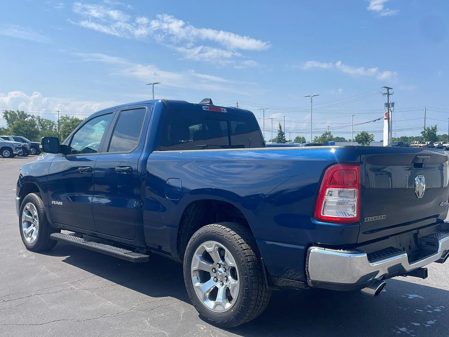 Used 2022 Patriot Blue Pearlcoat Ram Big Horn image 10