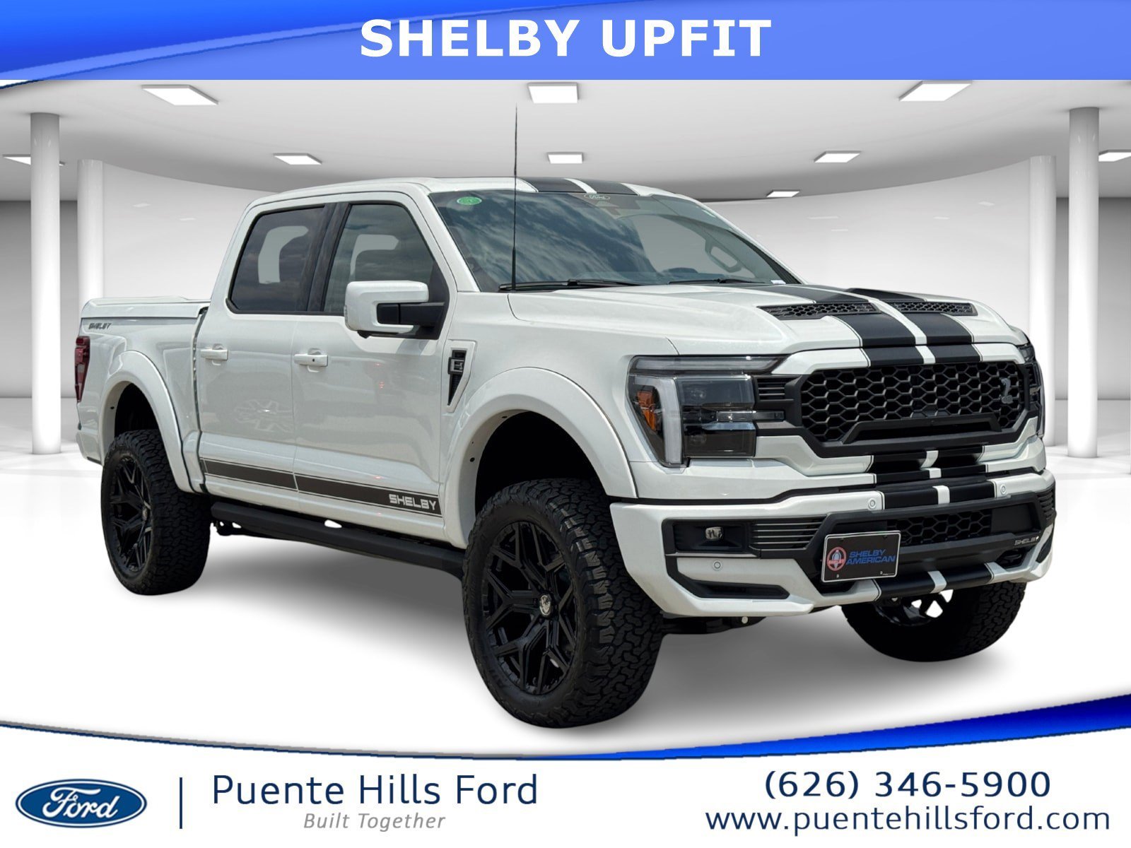 New 2025 Star White Metallic Tri-Coat Ford Lariat® image 1