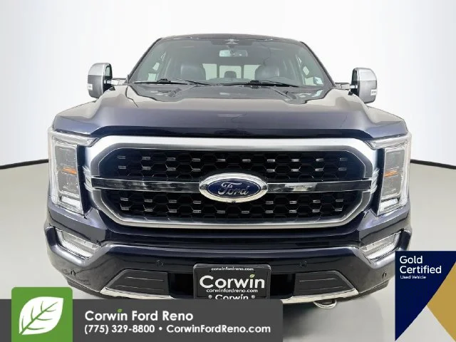 Used 2023 Blue Metallic Ford Platinum image 2